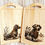 Thumbnail: Dog shooting scene wooden chopping board LARGE