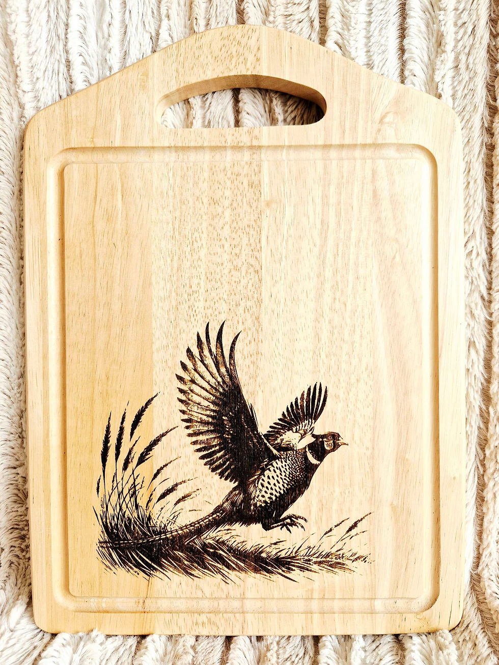 Thumbnail: Pheasant wooden cutting boards