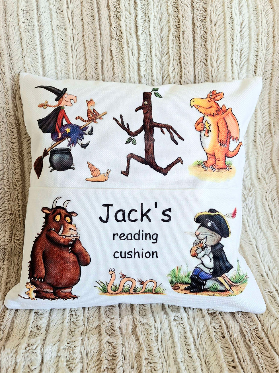 Thumbnail: Dr Suess personalised reading cushion