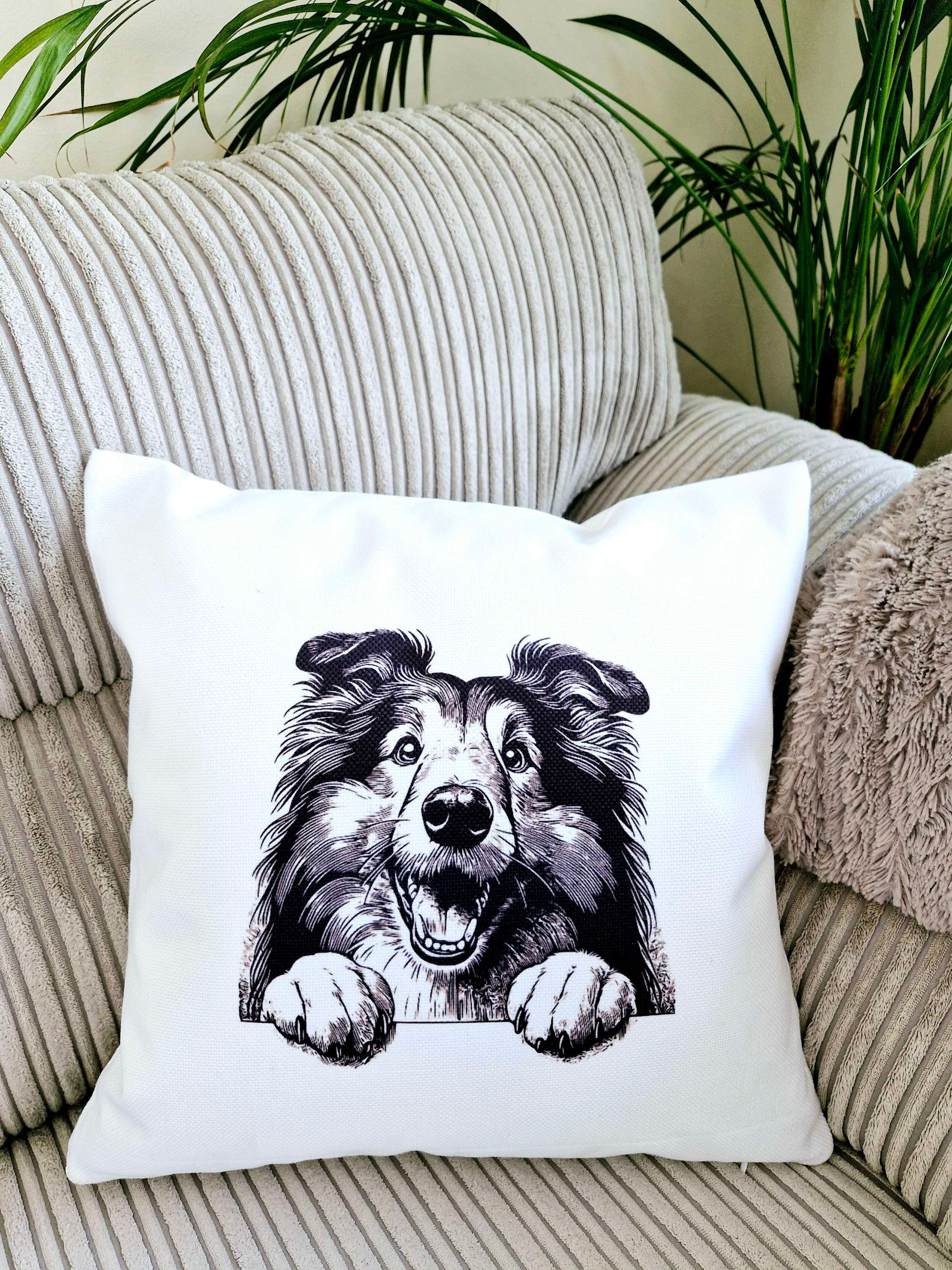 ROUGH COLLIE CUSHION