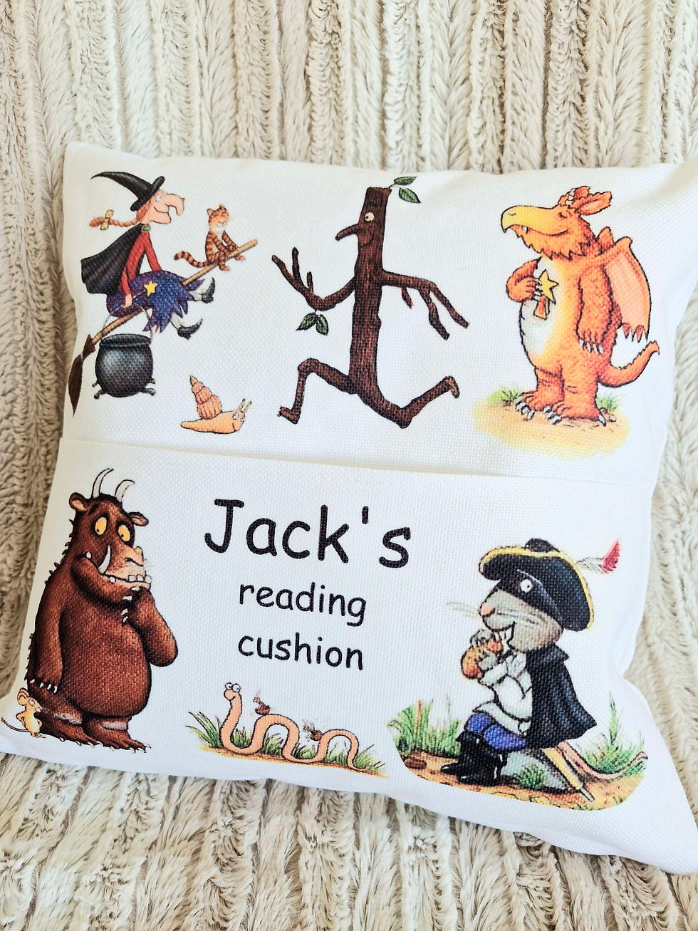 Thumbnail: Dr Suess personalised reading cushion