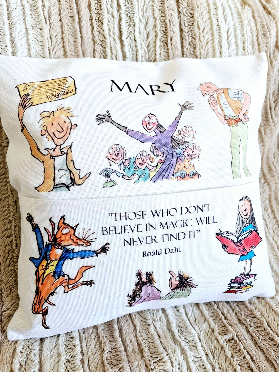Thumbnail: Reading book cushion Gruffalo and friends