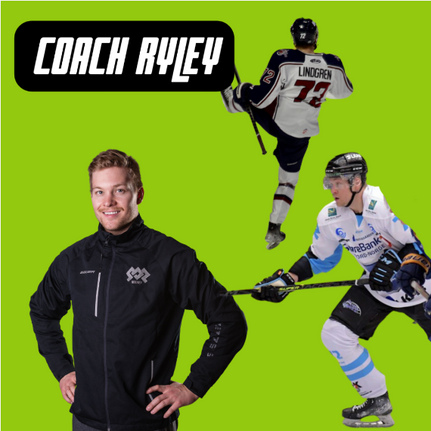 Coach Ryley at SDR Academy in Calgary working in the shooting room