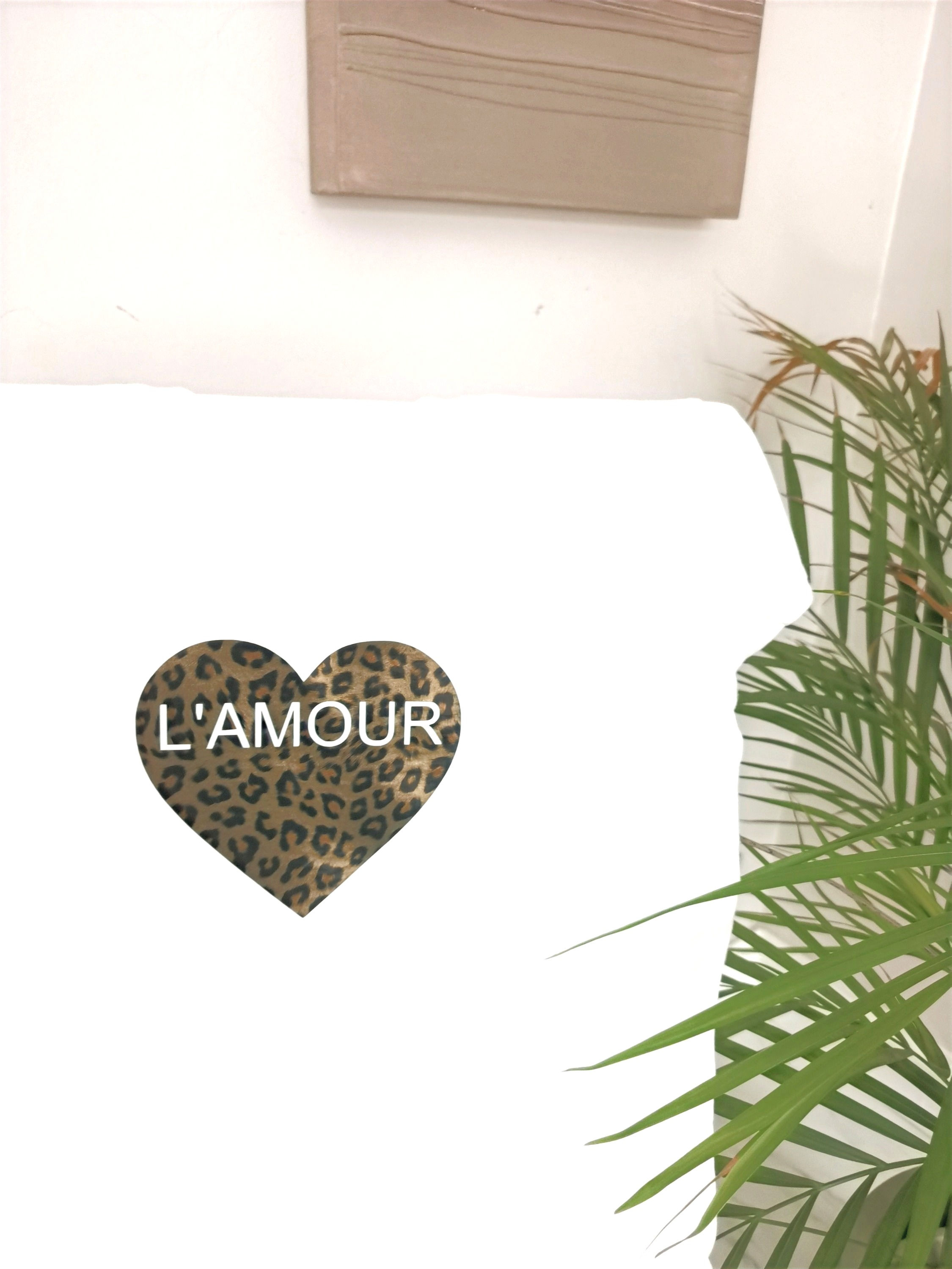 L'amour Heart Fitted T-shirt
