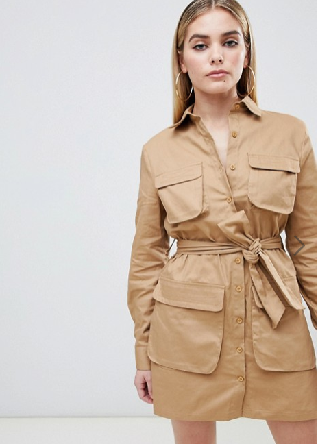 Utility Shirt Dresses fro Asos. Image courtesy of www.asos.com