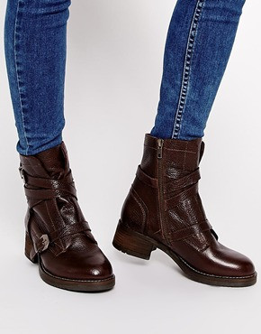 ASOS APOLOGY Leather Biker Boots