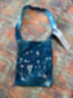 Miniaturbild: Blaudruck  kleine Tasche Thymian