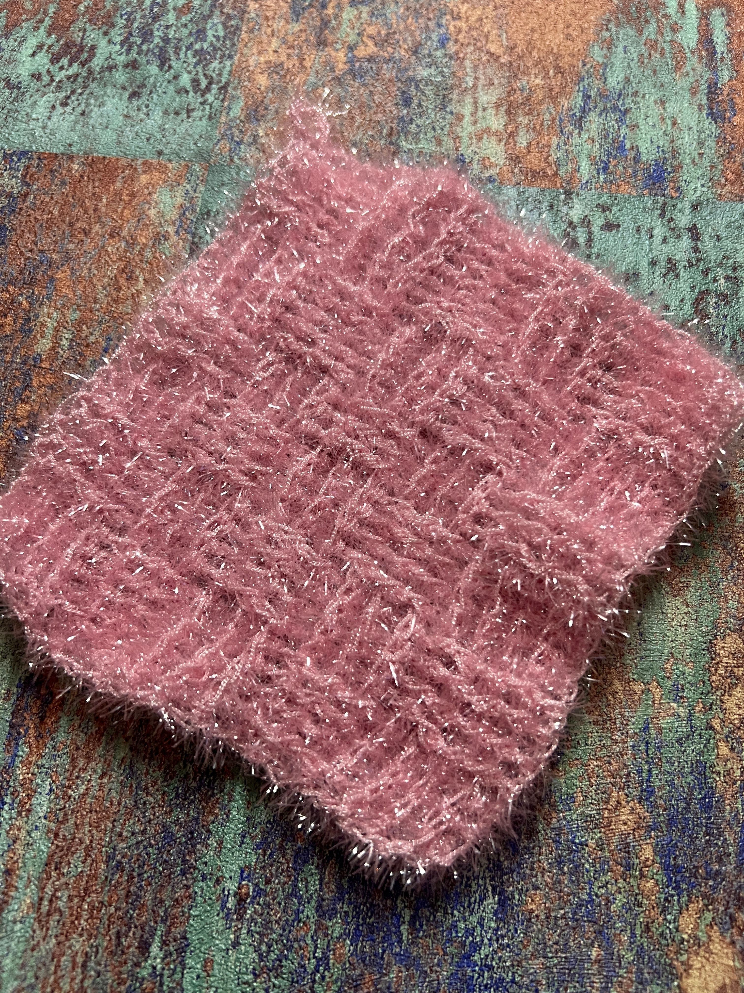 Peeling Hellrosa Waffelmuster