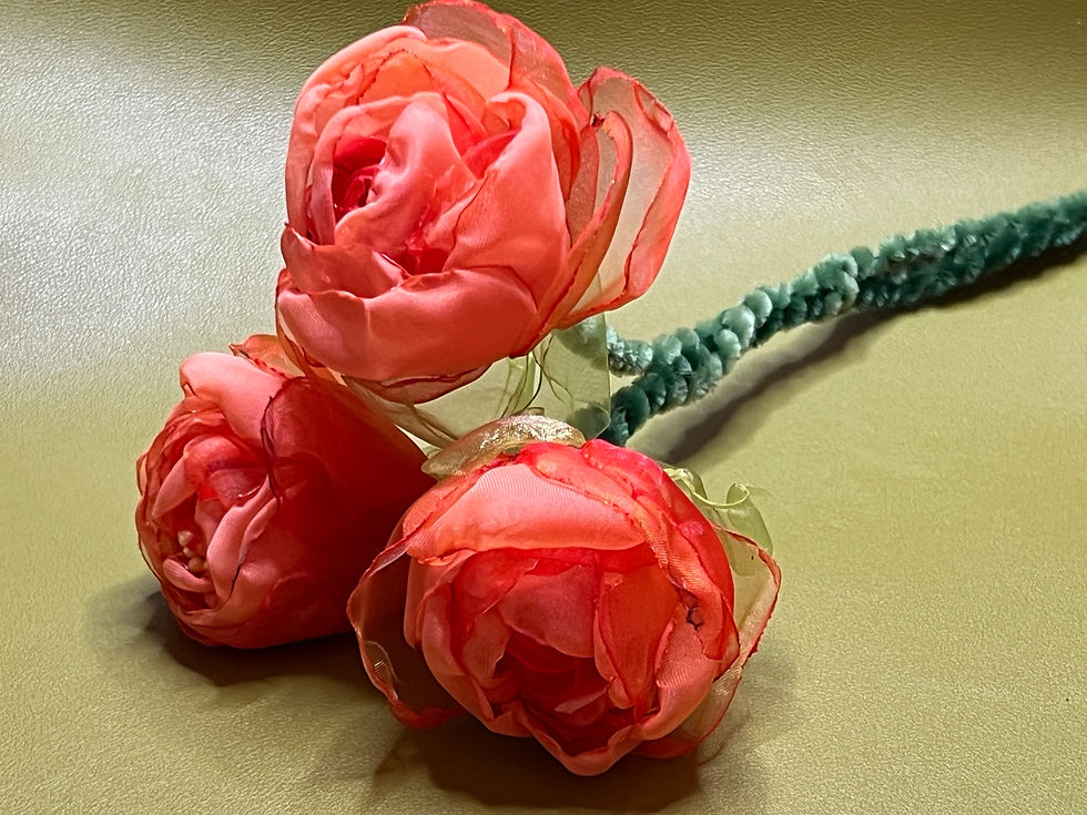 Miniaturbild: Stoff Rose Kürbisrot
