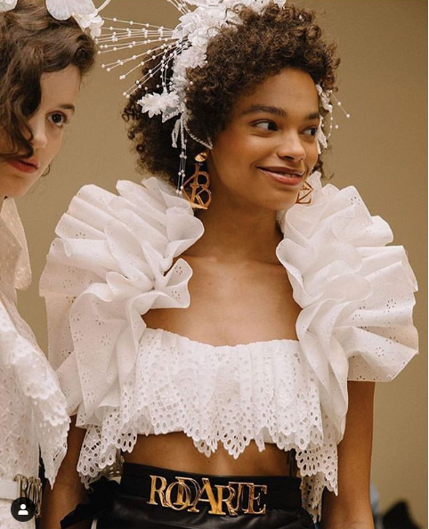 Ruffles at Rodarte. Image courtesy of @rodarte on Instagram.