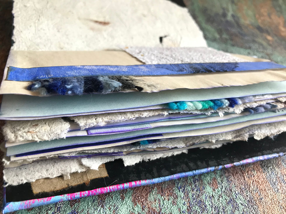 Junk Journal Writing blau silber.7.jpeg