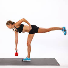 One Leg Weighted Deadlift