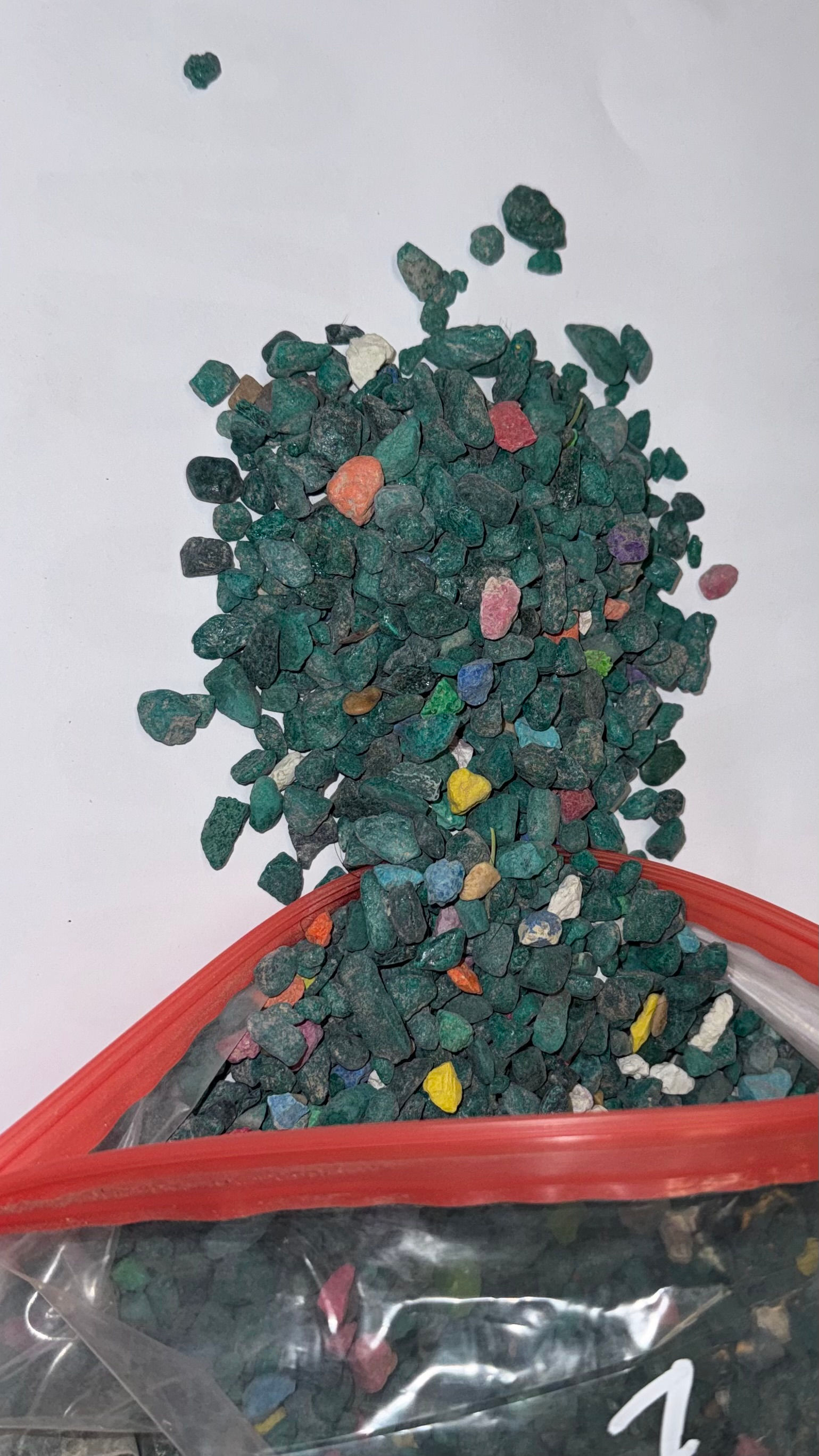 Painted rock - Green