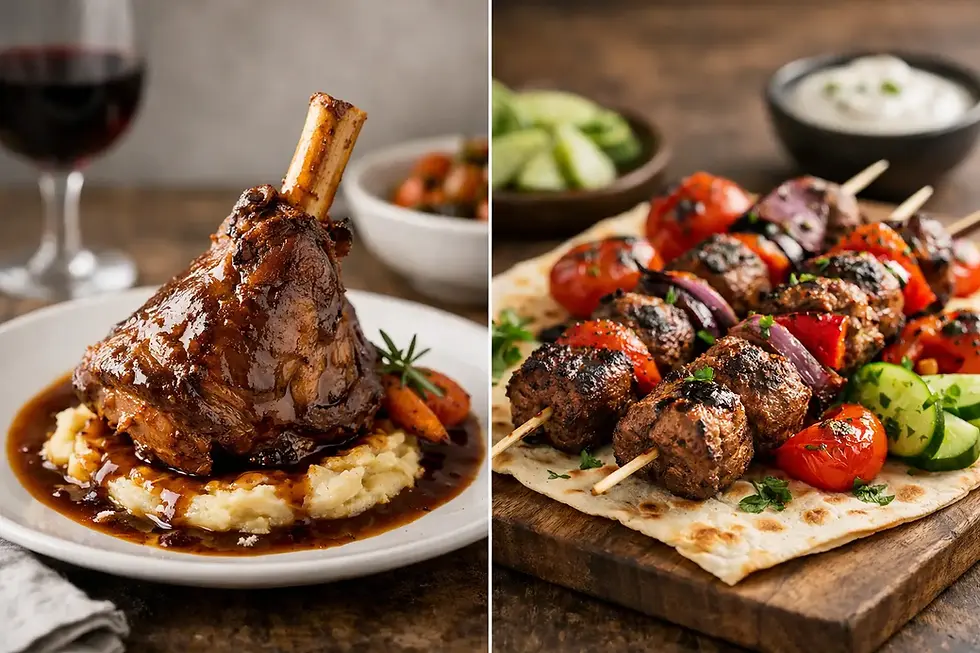 Lamb Shank Versus Kebab for Dinner Tonight