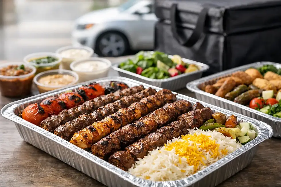 Persian Kabob Platter Catering That Delivers