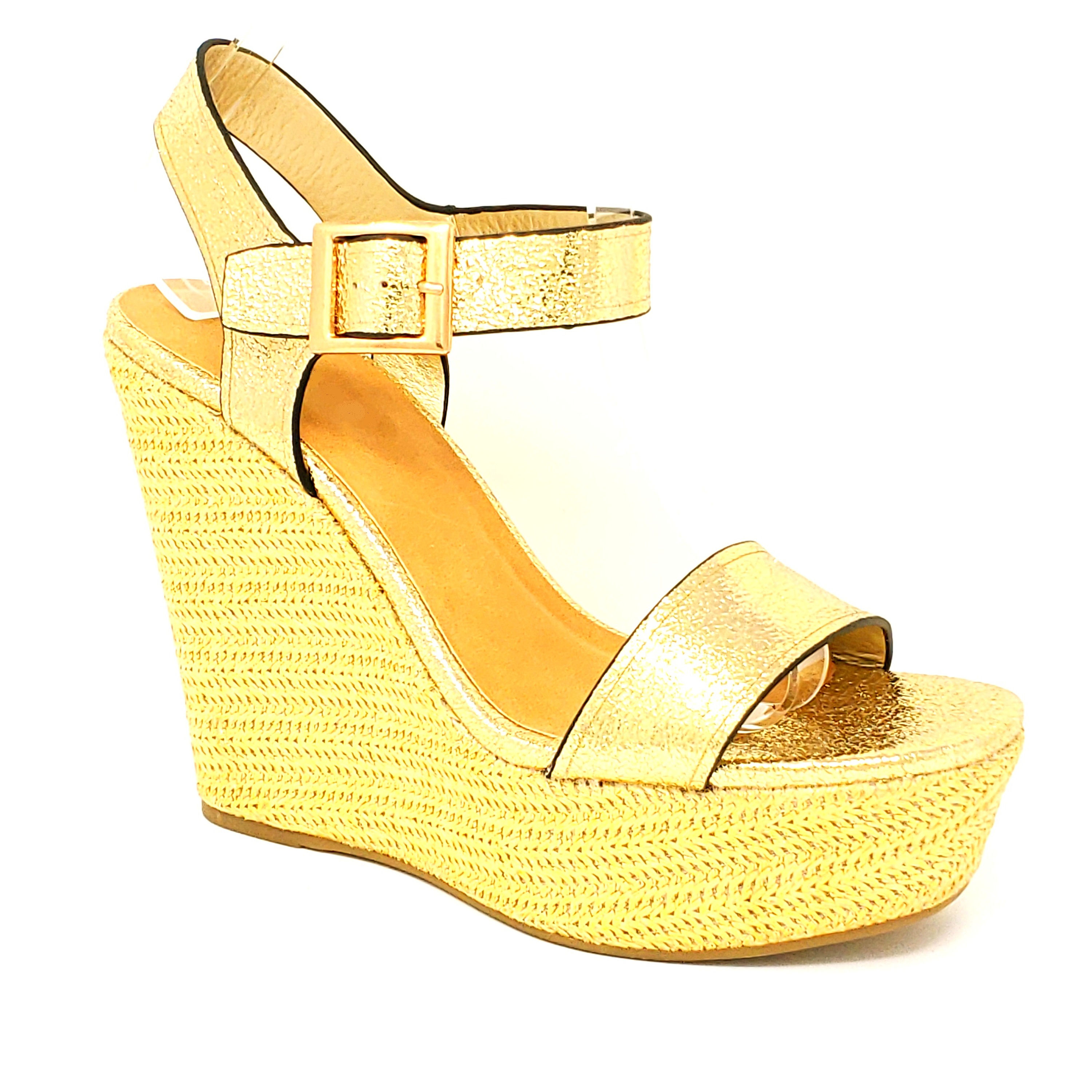 Golden Platform By DV8 Shoes