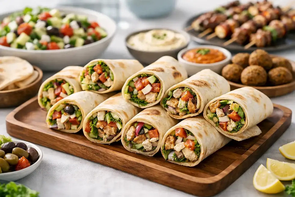 Mediterranean Wraps for Catering That Guests Love