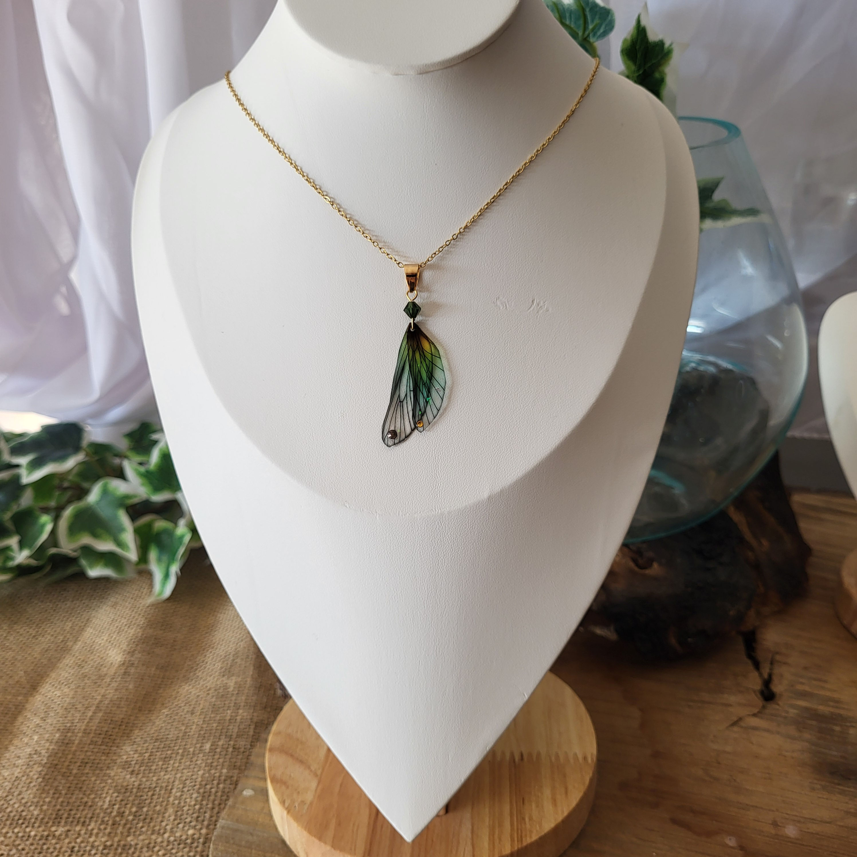 Collier Nymphe Céleste Serpentine