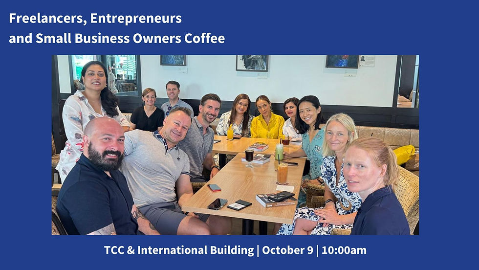 Freelancers, Entrepreneurs and Small Business Owners Coffee - October