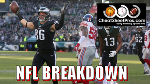 NFL DFS Week 12 Plays from CheatSheetPros!