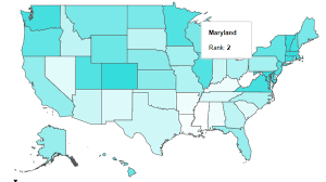 MD #2 most educated state