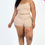 Thumbnail: Plus Size Ribbed Cami Crop Top & Ruched Shorts Set