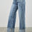 Thumbnail: Mid Rise Cuffed Jeans With Stretch     