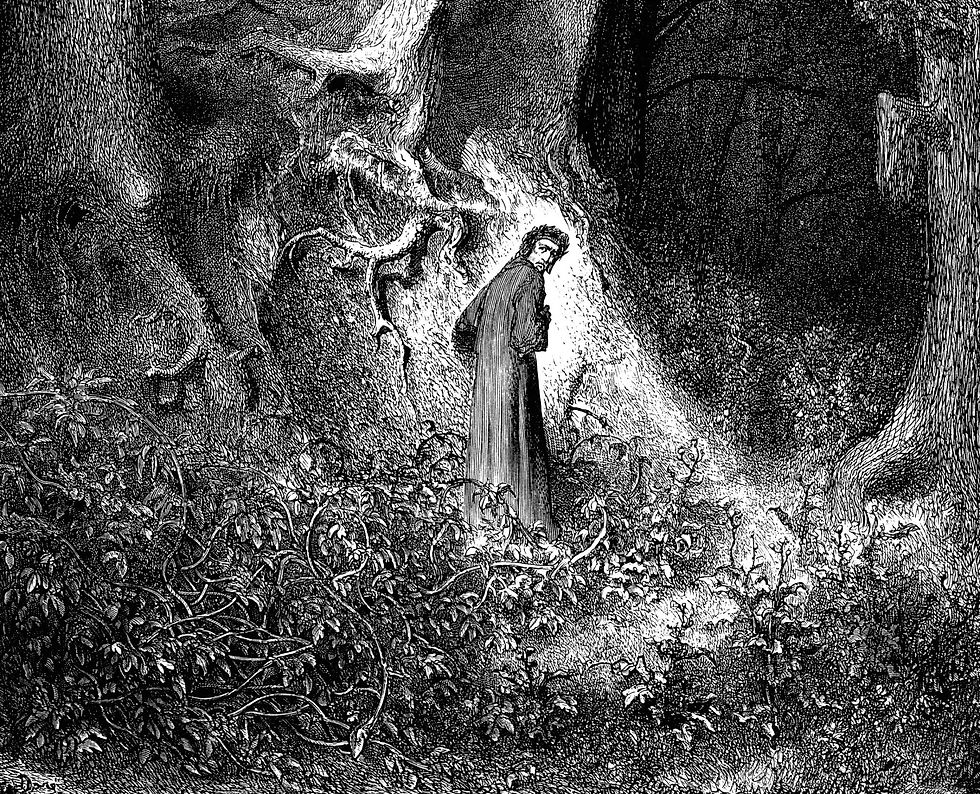 Dante nella Selva oscura, Gustave Doré
