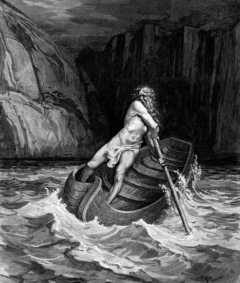 CARONTE SECONDO GUSTAVE DORÉ