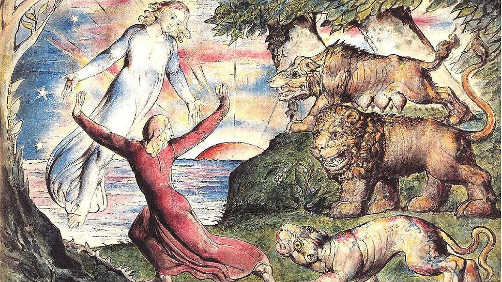 LE TRE FIERE SECONDO WILLIAM BLAKE
