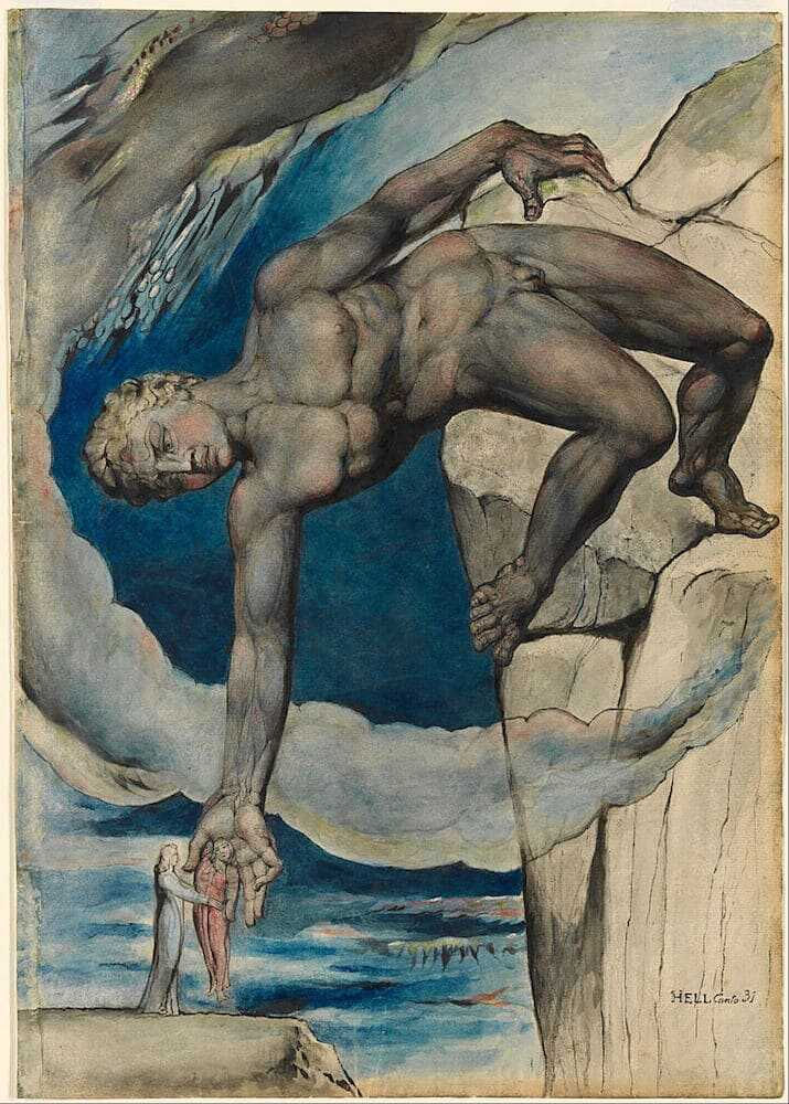 I GIGANTI SECONDO WILLIAM BLAKE