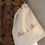 Miniature : Sac à sacs brodé en lin ou coton