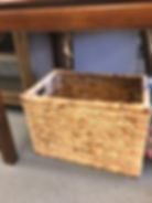 Large Wicker Basket with 2 Side Handles