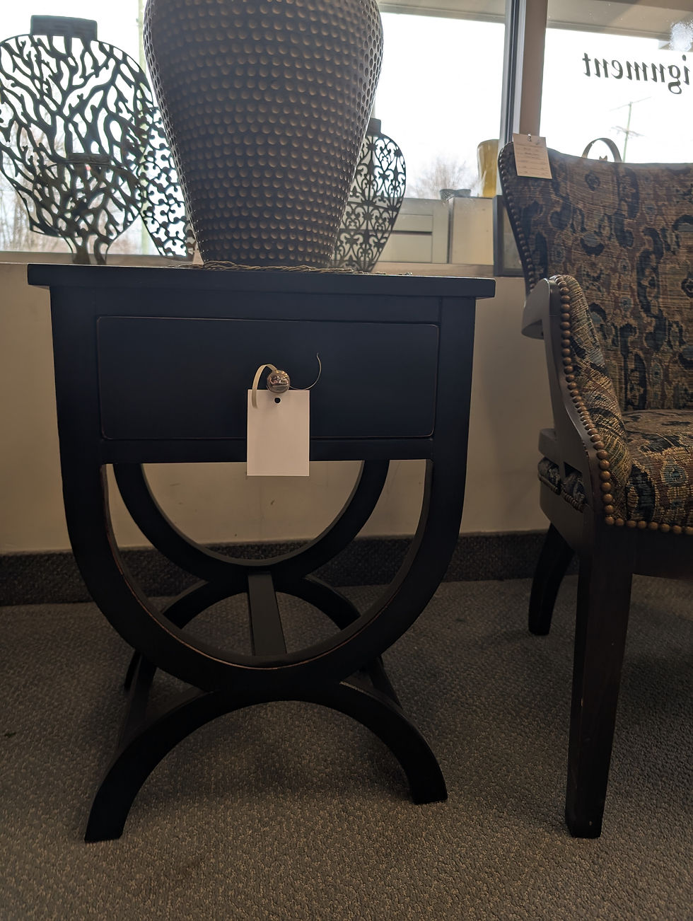 Black End Table