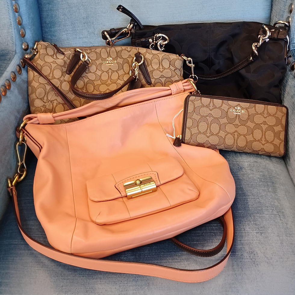 Large Assortment of Coach Purses