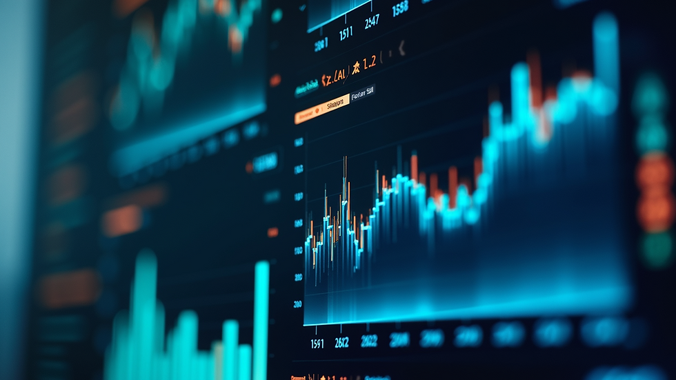Close-up view of an advanced analytics dashboard displaying lead data