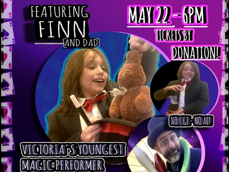 Marigold Magic Show! May 22 from 6-7pm at Marigold school.