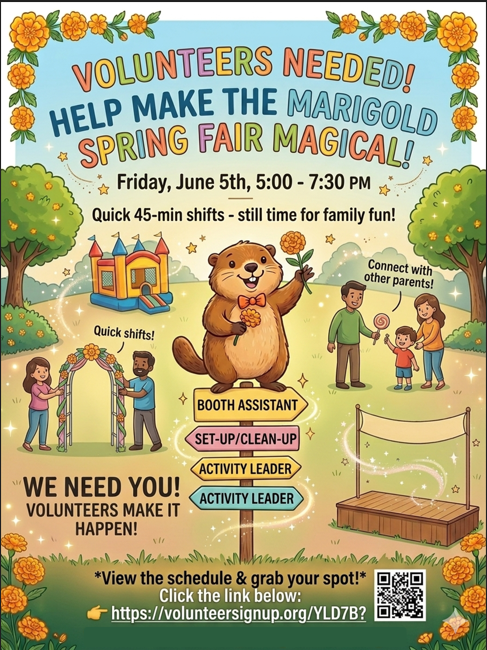 Annual Spring Fair on June 5th - Help Us Make the Spring Fair Magical!