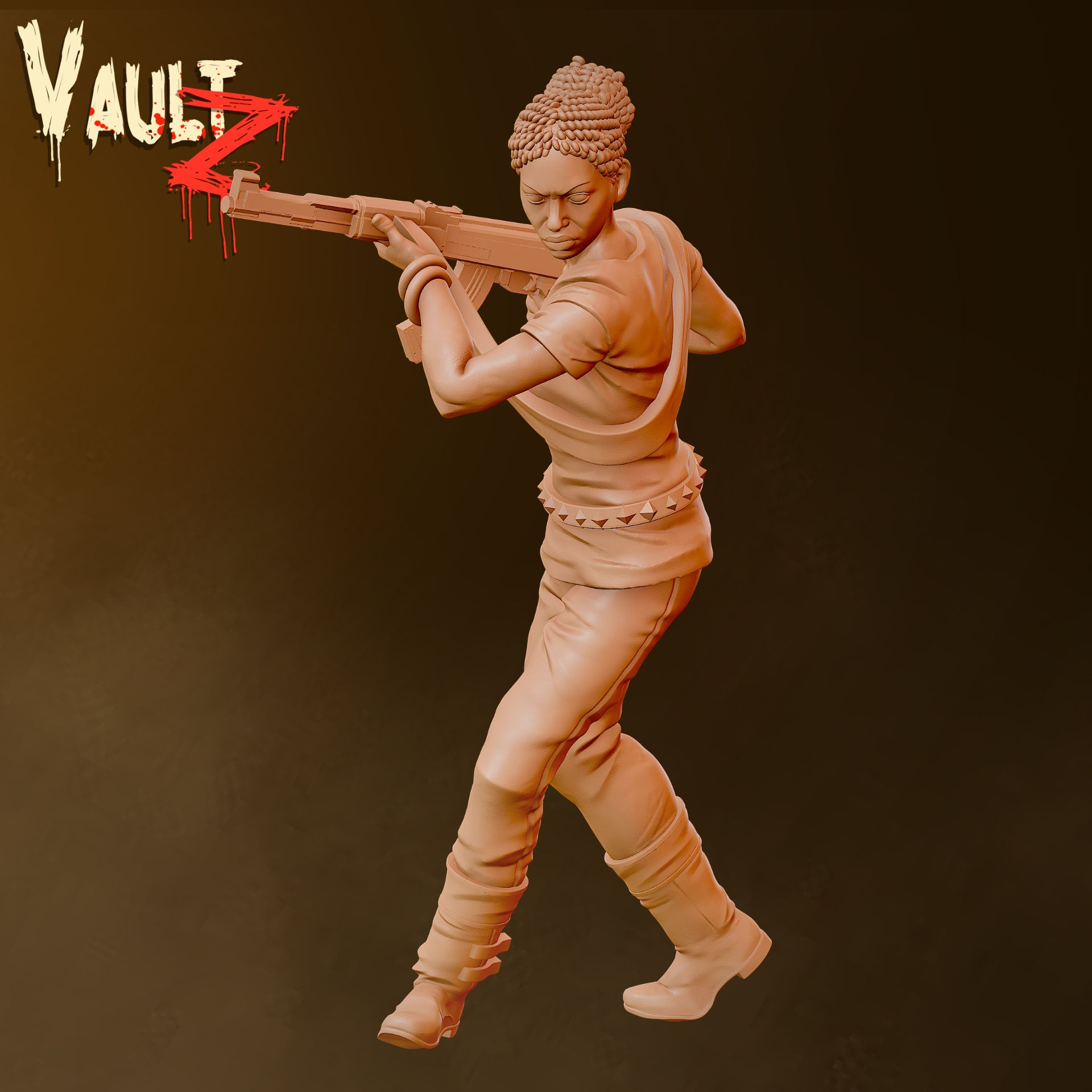 Rosie, Survivor - Left 4 Dead | 3d printed minis | 30mm 32mm Miniatu