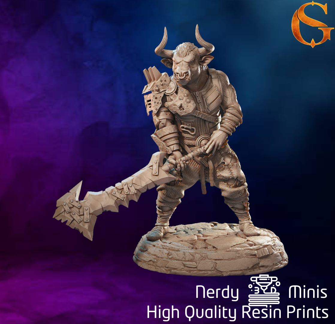 Bovis Tribe, Children of Lud - Fantasy Miniature