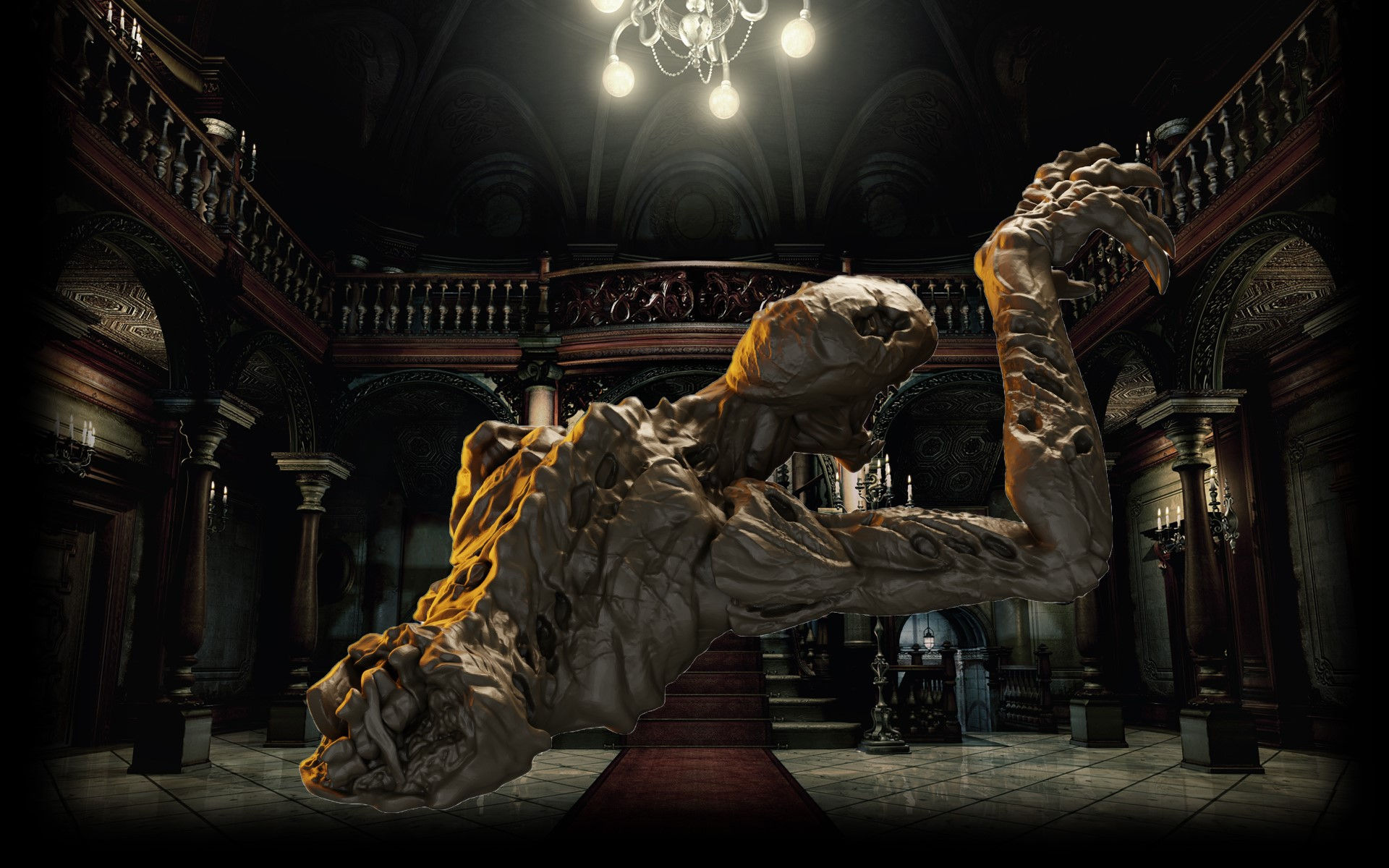 Crawling Blind Aberration - Resident Evil | 30mm 32mm Miniature