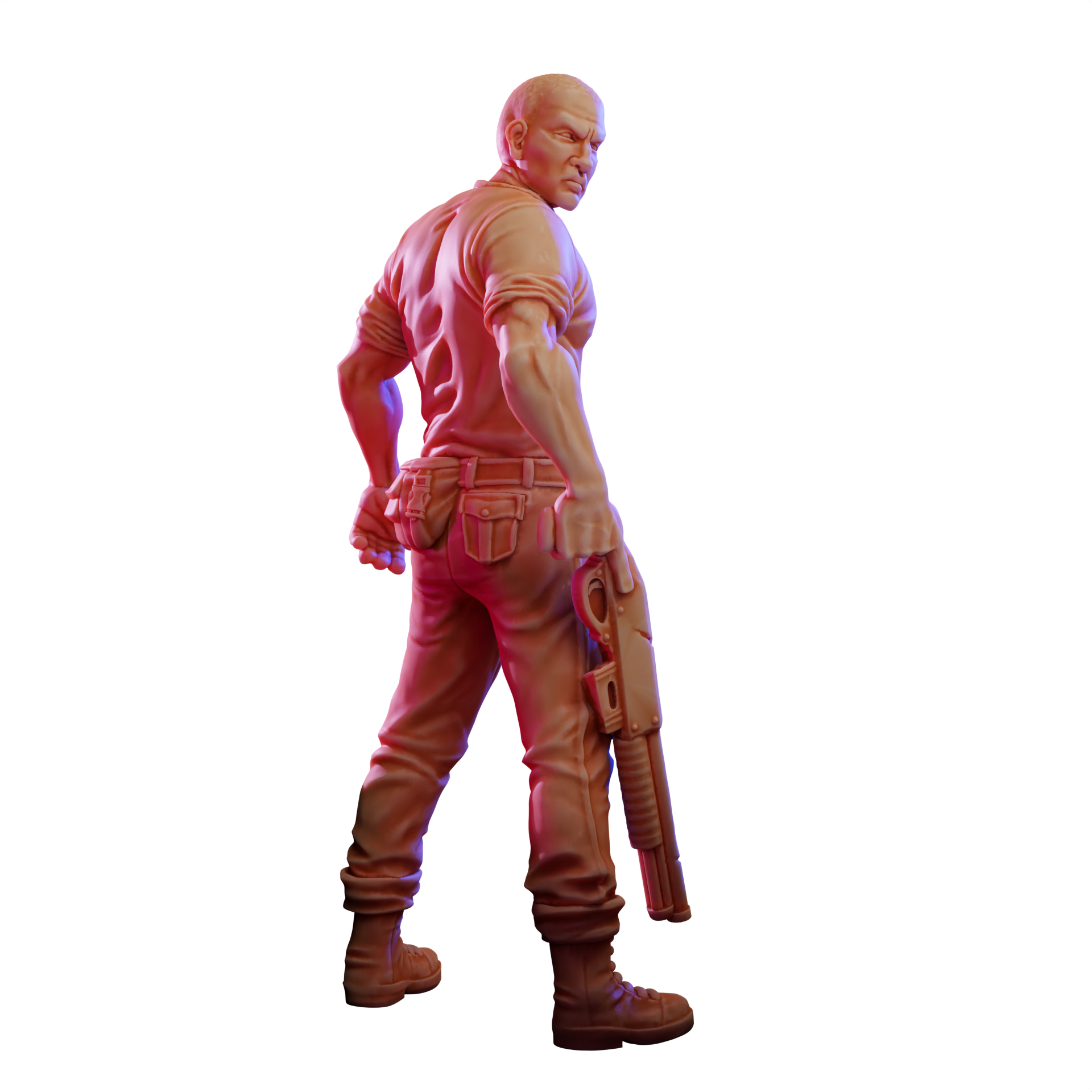 Shane, Survivor - Walking Dead - 3d printed minis | 30mm 3