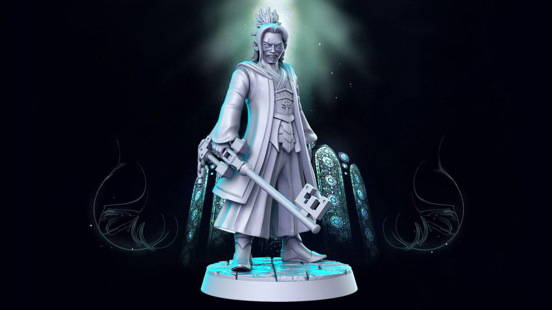 Eraqus Kingdom Hearts - Anime Miniature