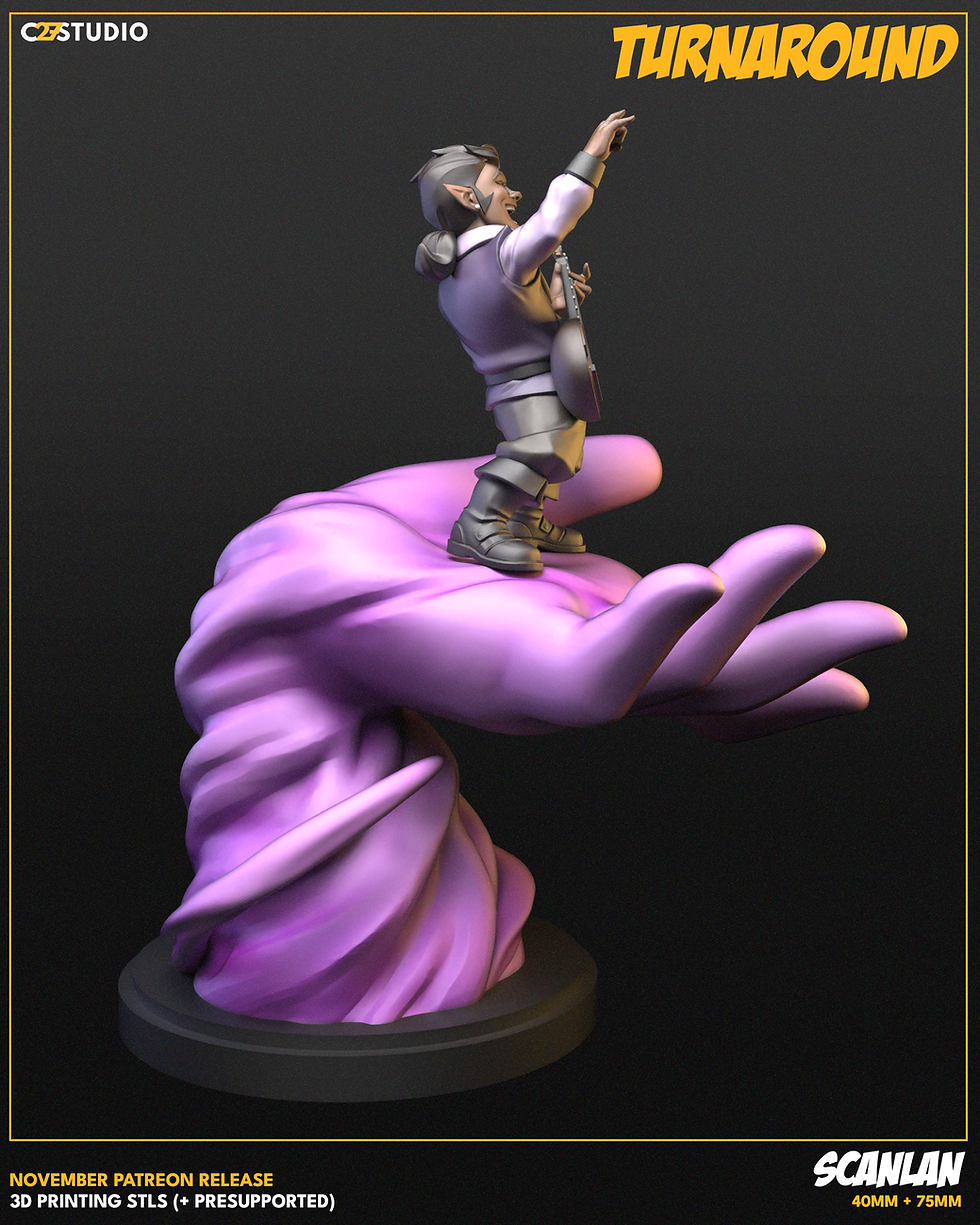 Thumbnail: Horny Cantrip Miniature inspired by Vox Machina