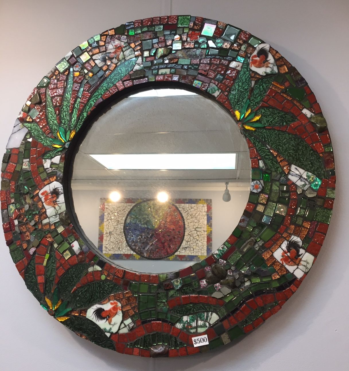 Rooster Mirror - $500