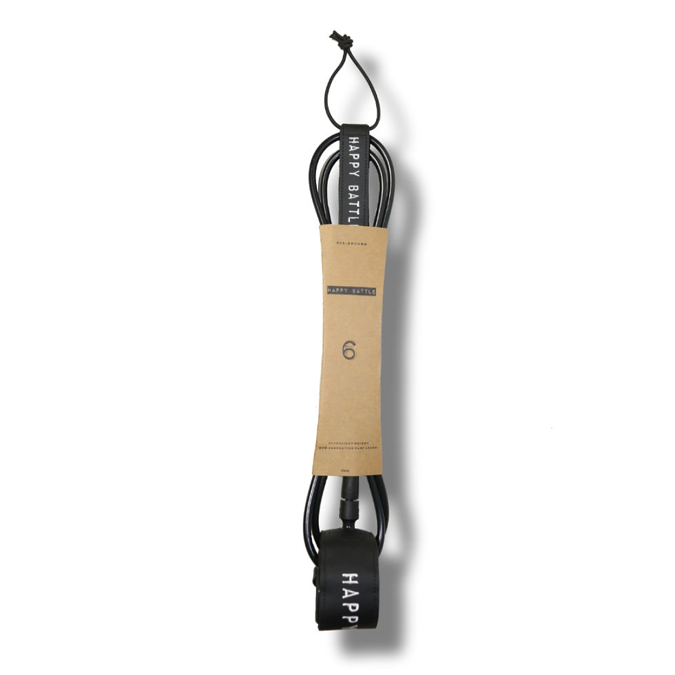 Thumbnail: 5'-10' New Generation Surf Leash - Black