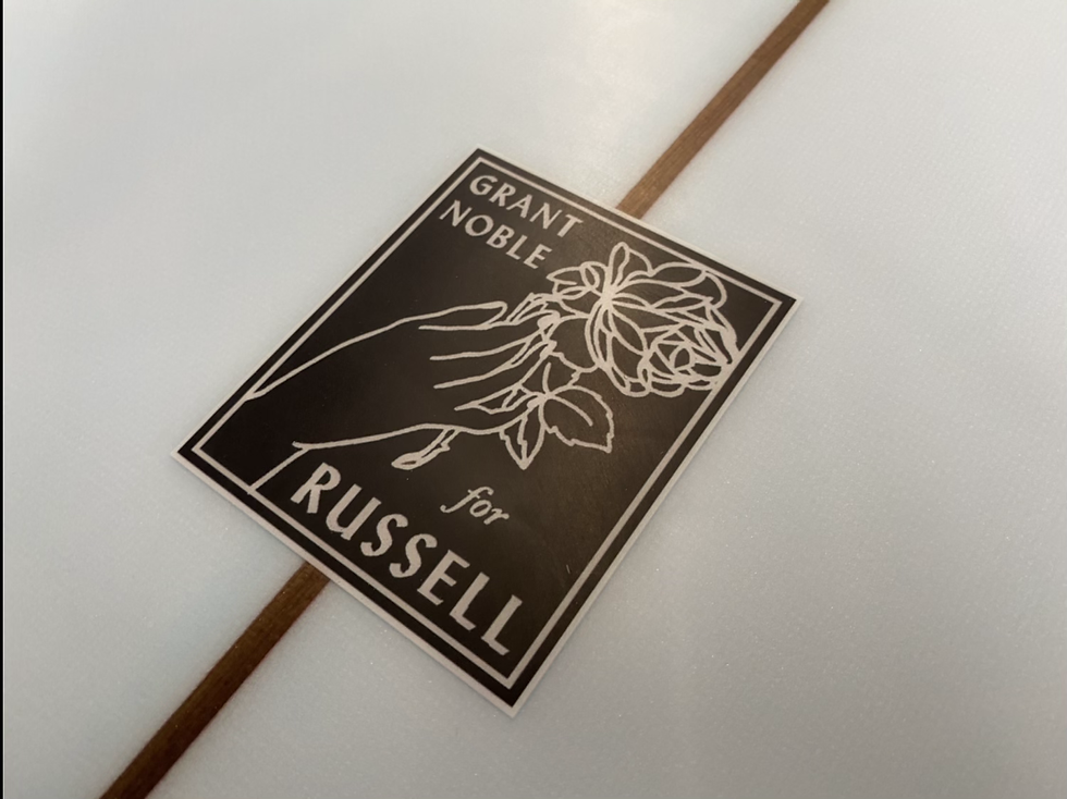 サムネイル： 9’3 1/2" Grant Noble + Russell