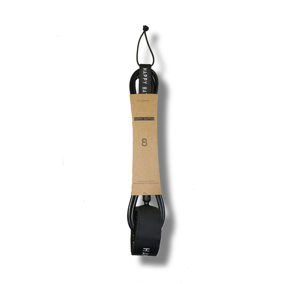 Thumbnail: 5'-10' New Generation Surf Leash - Black