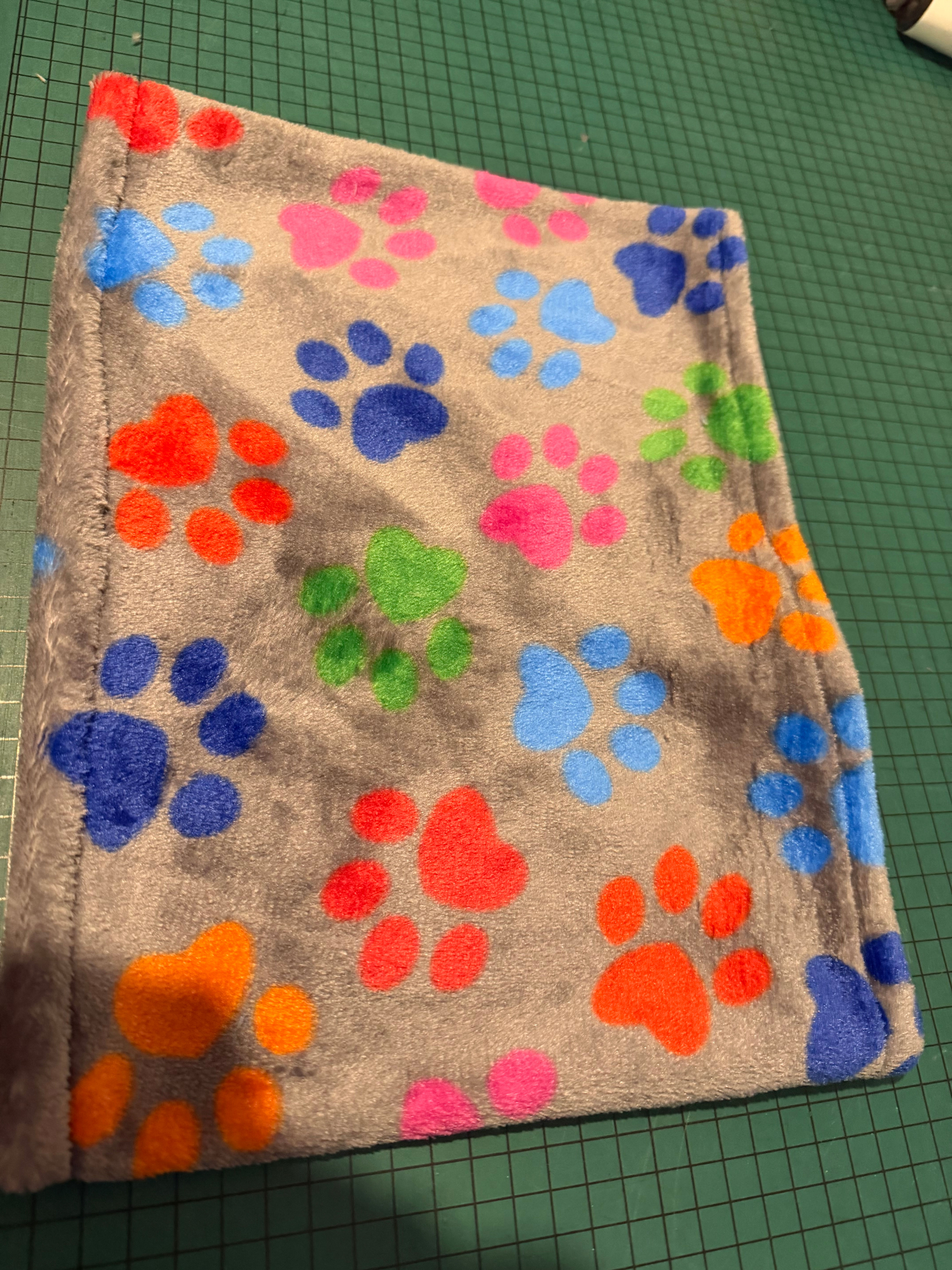 Grey Rainbow Pawprint Ride & Walk Snood
