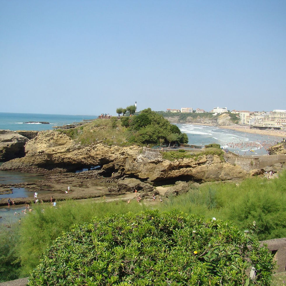 Biarritz, vue de la Grande Plage
